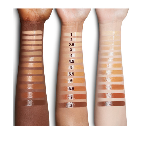Charlotte Tilbury Hollywood Flawless Finish Swatch Colour Comparison