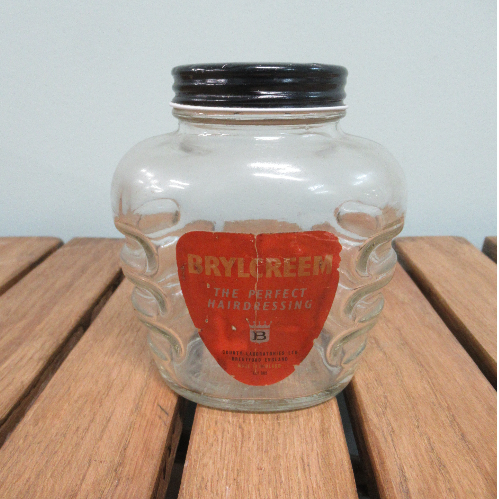 Original brylcreem glass jar