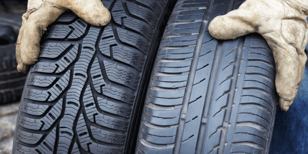 comparing winter tyres with summer tyres