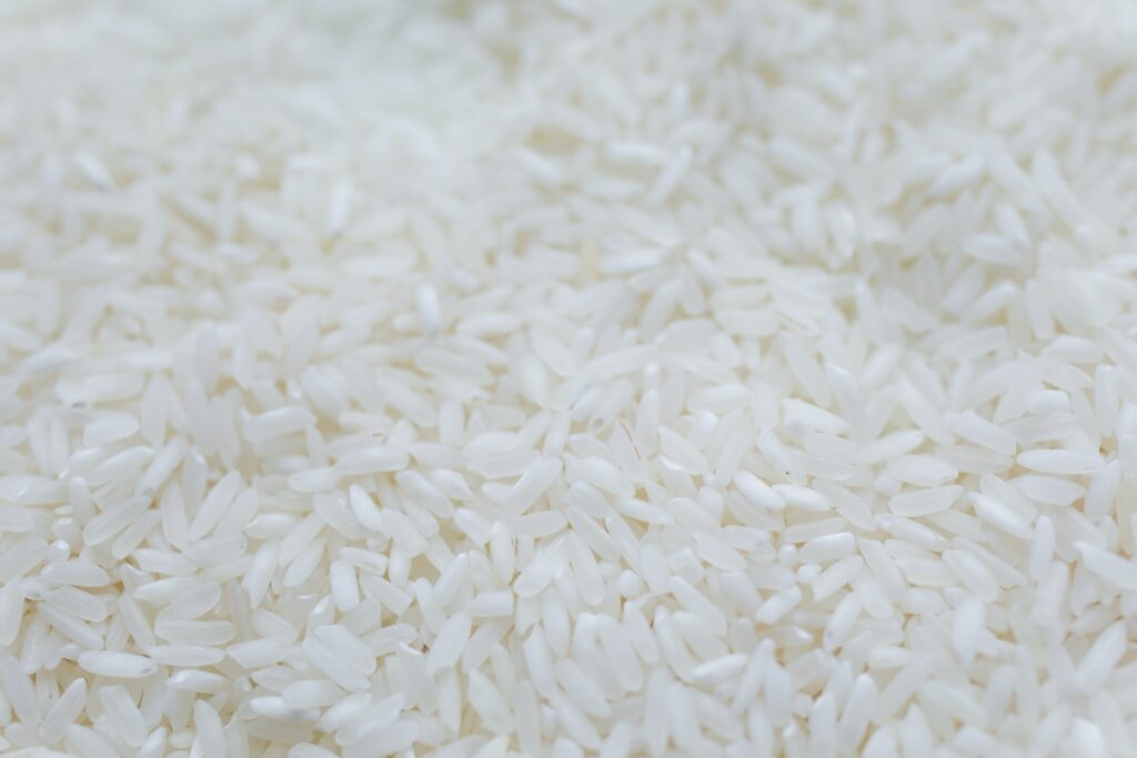 Raw rice