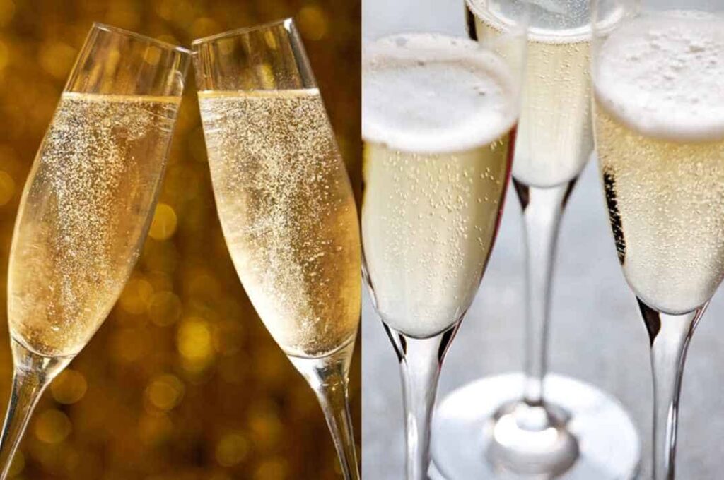 Prosecco compared to Champagne 