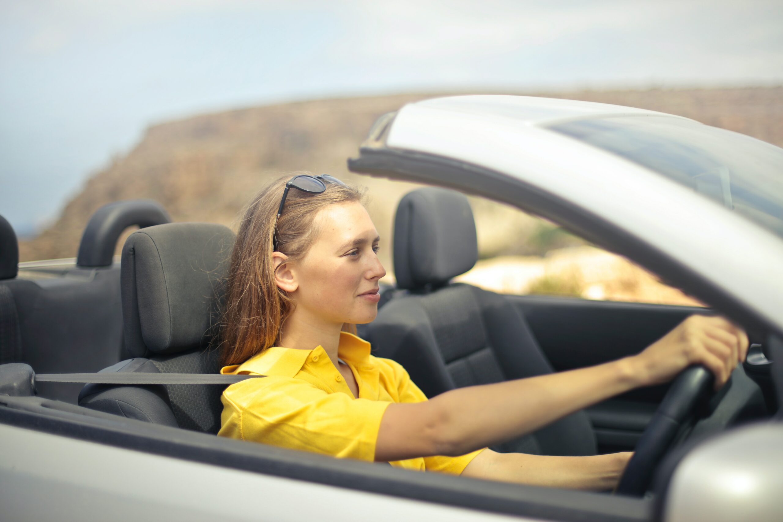 Young female driver cover photo