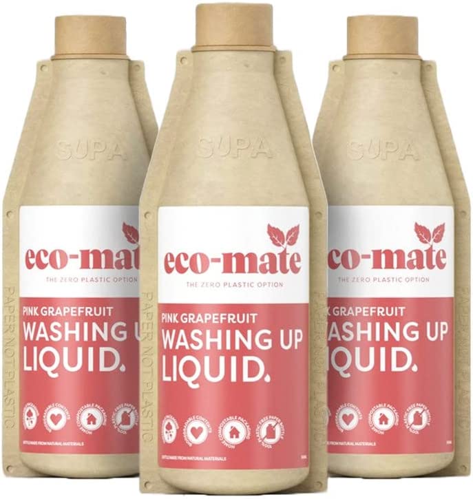 Eco-Mate Pink Grapefruit Washing Up Liquid (3-pack)