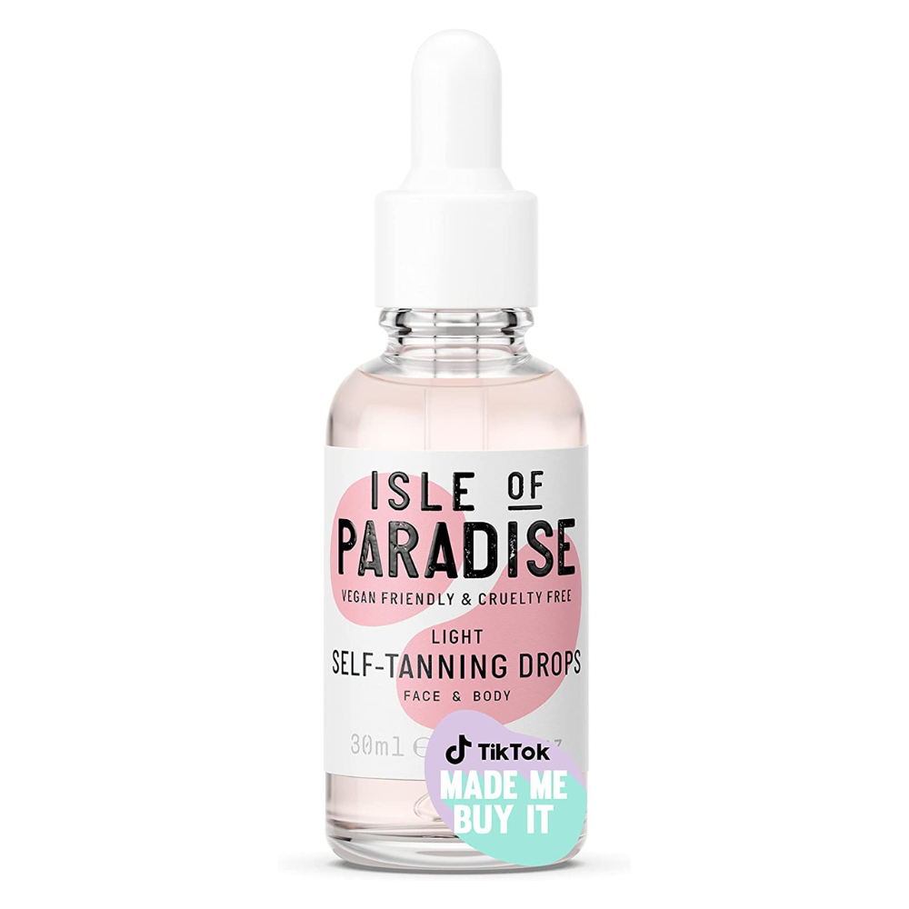 Isle of Paradise Self-Tanning Drops - Peach Bottle Light 