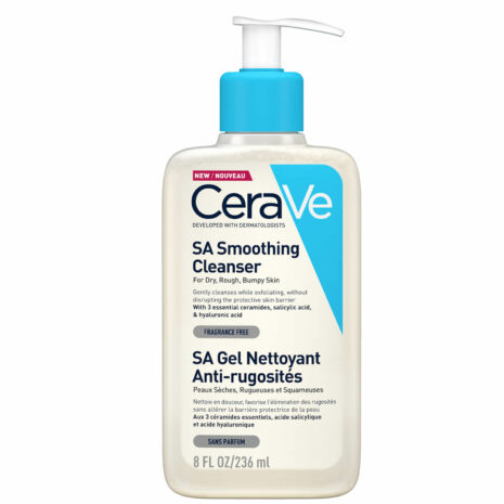 CeraVe SA Smoothing Cleanser with Salicylic Acid for Dry