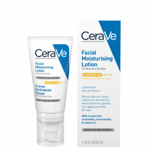 CeraVe AM Facial Moisturising Lotion SPF50 for Normal to Dry Skin 52ml