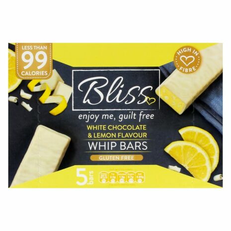 Bliss Bars - White Chocolate and Lemon Whip (Pack of 5)