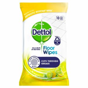 Dettol Lemon and Lime Floor Wipes 10 Pack