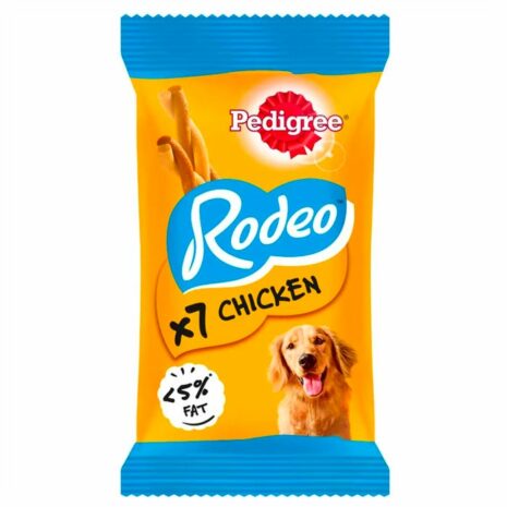 Pedigree Rodeo Adult Dog Treats Chicken 7 Sticks 123g