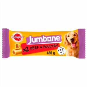 Pedigree Jumbone Beef and Poultry Dog Treats 2 Pack