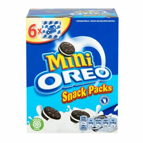 Oreo Mini's Vanilla 114g 6 Pack
