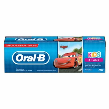 Oral B Kids Sugar Free Toothpaste 3+Years 75ml - Cars