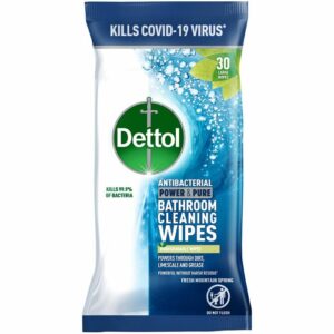 Dettol Antibacterial Power & Pure Bathroom Wipes