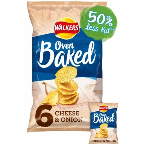 Walkers Oven Baked Cheese & Onion