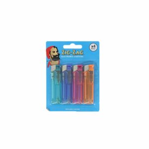 Zig Zag Electric Lighters (Pack of 4)