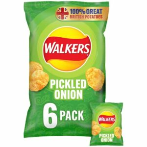 Walkers Pickled Onion (Pack of 6)