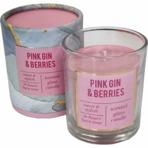 PEP&CO Candle In A Box - Pink Gin & Berries