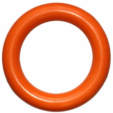 Dog Rubber Chew Ring - Orange