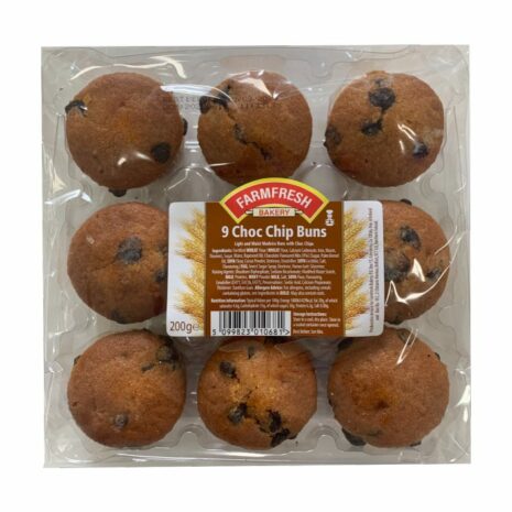 Farmhouse Chocolate Chip Buns (Pack of 9)