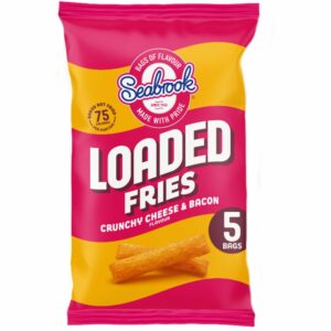 Seabrook Loaded Fries Crunchy Cheese & Bacon Flavour 5 x 16g