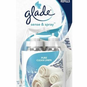 Glade Sense & Spray Refill Pure Clean Linen 18ml (Pack of 2)