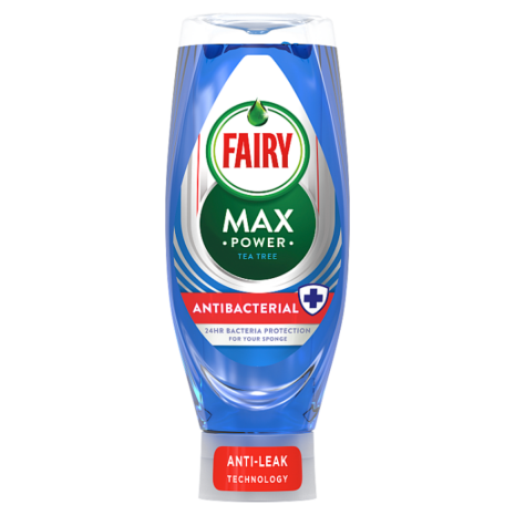 Fairy Max Power Washing Up Liquid Antibacterial 640ml