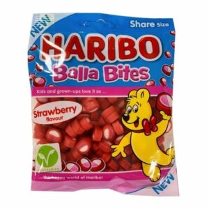 Haribo Balla Bites Strawberry 140g