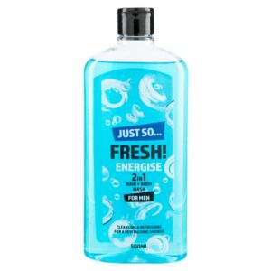 Just So Fresh Energise 2 In 1 Hair & Body Wash For Men 500ml