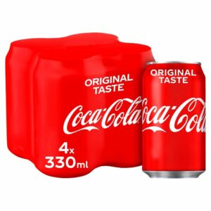 Coca-Cola Original Taste Can (Pack of 4)
