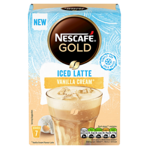 Nescafe Gold Iced Latte Vanilla Cream (Pack of 7)