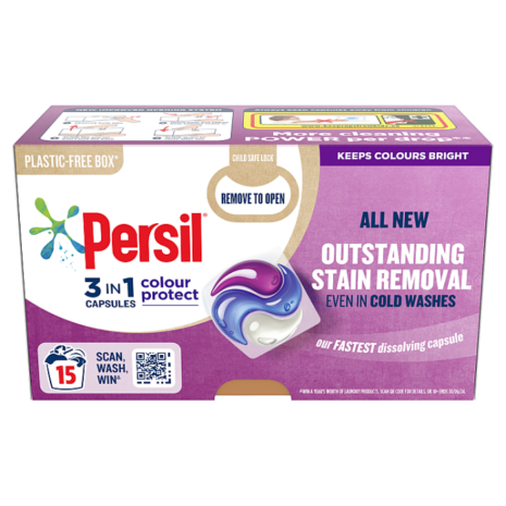 Persil 3 in 1 Colour Protect Capsules 15 Washes