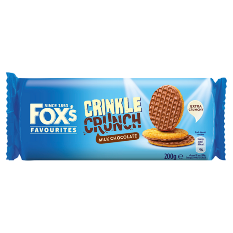 Fox's Favourites Crinkle Crunch Milk Chocolate 200g