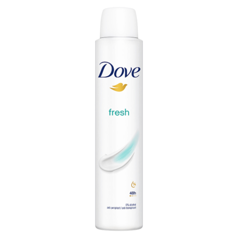 Dove Anti-perspirant Deodorant Spray Fresh 200ml