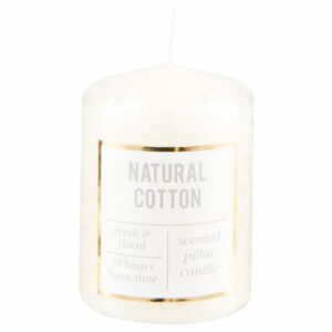 Pillar Candle - Natural Cotton