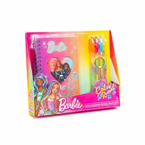 Barbie Colour Reveal Holographic Reveal Diary Set