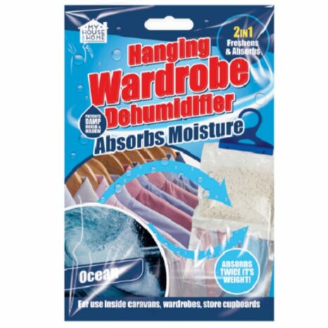 Hanging Fragranced Wardrobe Dehumidifier - Ocean