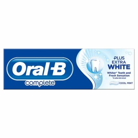 Oral-B Complete Plus Extra White Toothpaste Cool Mint