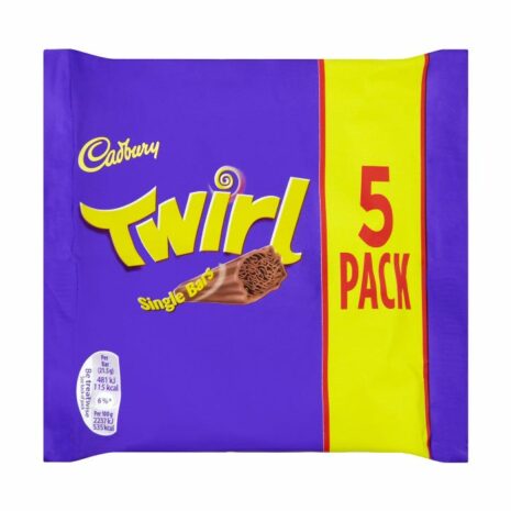 Cadbury Twirl Bars (Pack of 5)