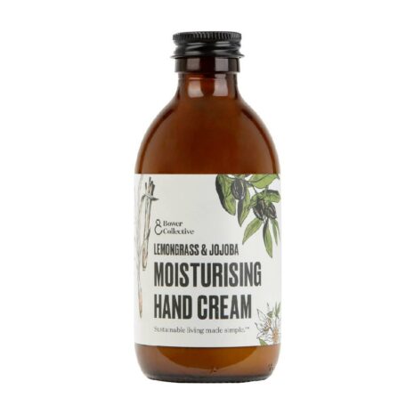 Moisturising Hand Cream Lemongrass & Jojoba Screw Top Bottle | 250ml | Eco Friendly