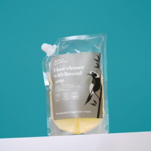 Floor Cleaner with Linseed Soap Refill Pouch | 1L | Eco Friendly