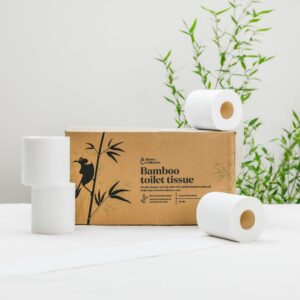 Bamboo Toilet Roll | 24 rolls | 200 sheets/roll | Eco Friendly