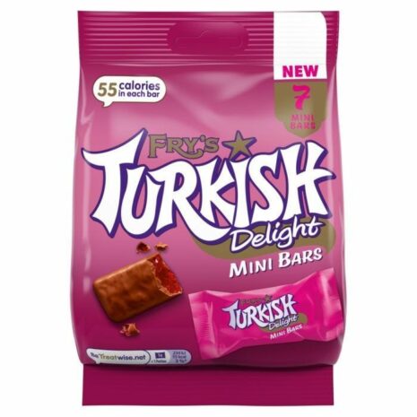 Fry's Turkish Delight Mini Bars Sharing Pack 105g