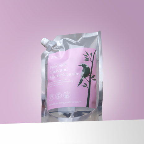 Glass & Mirror Cleaner Refill Pouch | Pink Salt | 1L | Eco Friendly