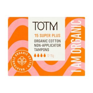 Non Applicator Tampons in Organic Cotton