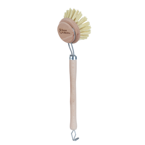Eco Dish Brush With Replacable Head | Beechwood & Natural Fibres | Eco Friendly