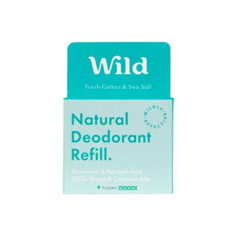 Natural Deodorant Cotton & Sea Salt Refill