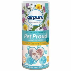 Airpure Pet Proud Carpet Freshener Wild Country Flowers 350ml