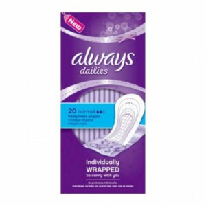 Always Dailies Pantyliners Normal 20 Pack