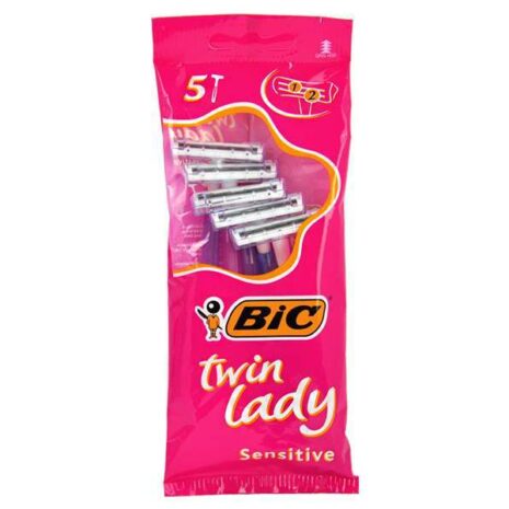 Bic Twin Lady Disposable Razors Sensitive 5 Pack