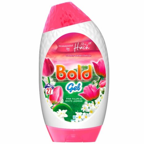 Mrs Hinch Pink Tulip and White Jasmine Bold Washing Liquid Gel 27 Washes 945ml